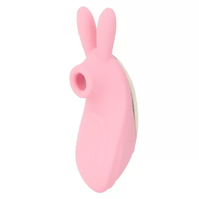 Вакуумный стимулятор с вибрацией "CatPunch N BUNNY PINK"