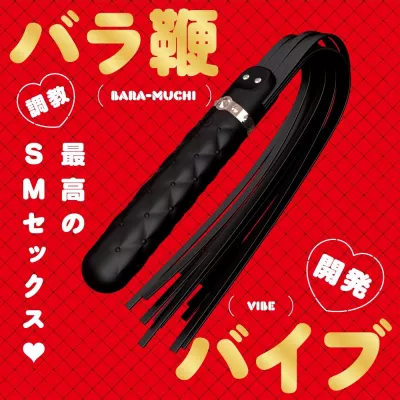 Вибратор плетка 2 в 1 "Baramuchi 2WAY Vibe"