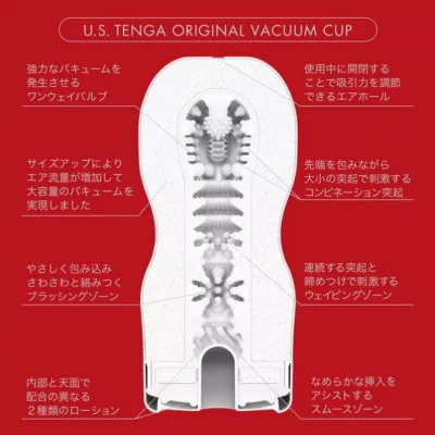 Мастурбатор чашка "U.S.TENGA ORIGINAL VACUUM CUP"