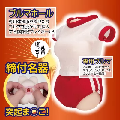 Мастурбатор мини торс "Akogare Beautiful Bloomers Active"