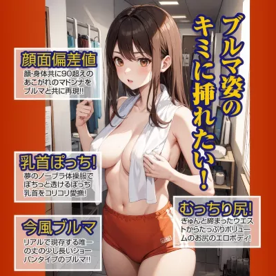 Мастурбатор мини торс "Akogare Beautiful Bloomers Active"