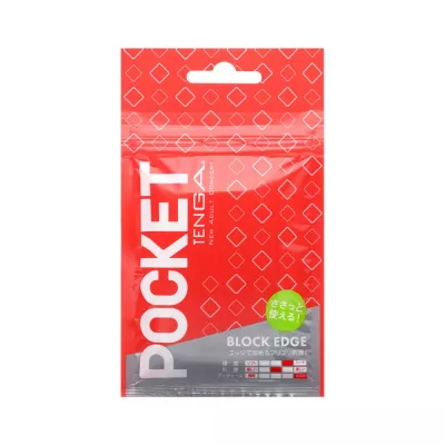 Мастурбатор карманный "POCKET TENGA BLOCK EDGE"