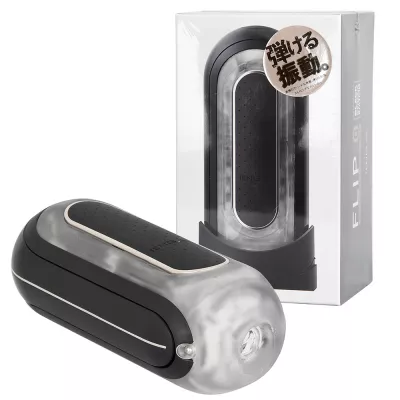 Мастурбатор ручной "TENGA Flip 0 ELECTRIC VIBE BLACK"