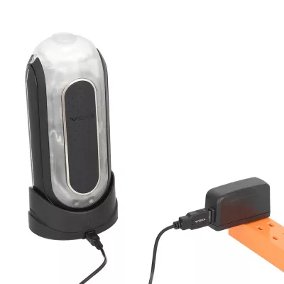 Мастурбатор ручной "TENGA Flip 0 ELECTRIC VIBE BLACK"