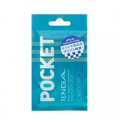 Мастурбатор карманный "POCKET TENGA BLOCK EDGE COLD"