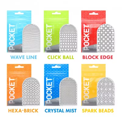 Мастурбатор карманный "POCKET TENGA BLOCK EDGE COLD"