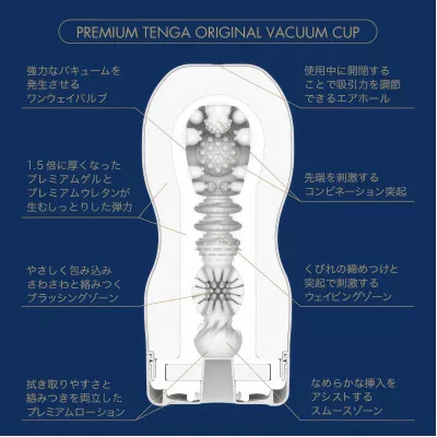 Мастурбатор чашка "PREMIUM TENGA ORIGINAL CUP"