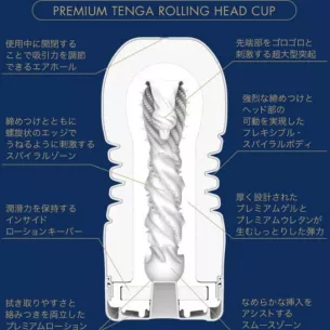 Мастурбатор чашка "PREMIUM TENGA ROLLING HEAD"