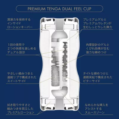 Мастурбатор чашка "PREMIUM TENGA DUAL FEEL CUP"