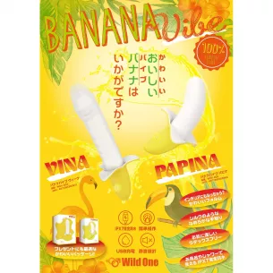 Вибратор в виде банана "Banana Vibe Vina"