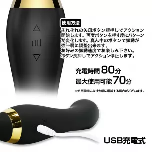 Вибратор двухголовый "Uwasa Denma Vibrator Purple"