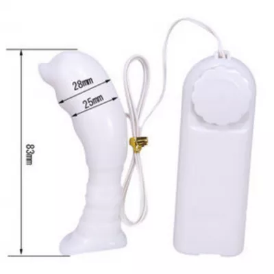 Вибромассажер простаты "Soft Enema Rotor White"