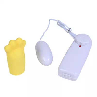 Виброяйцо с насадкой ''Ribbon Socket Cat Paw''