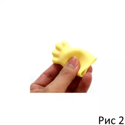 Виброяйцо с насадкой ''Ribbon Socket Cat Paw''