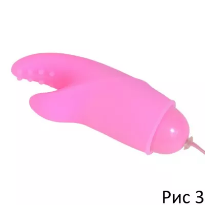 Виброяйцо с насадкой ''Ribbon Socket Shark''