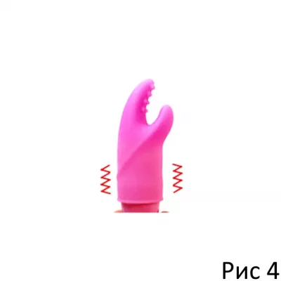 Виброяйцо с насадкой ''Ribbon Socket Shark''