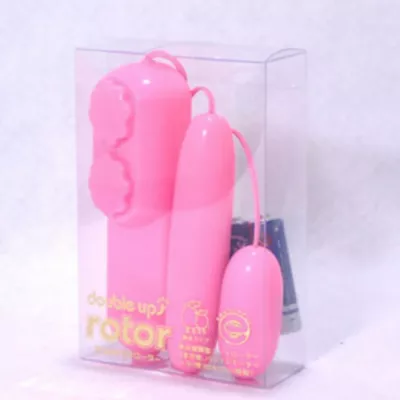 Вибростимулятор и виброяйцо "DoubleUp Rotor Pink"