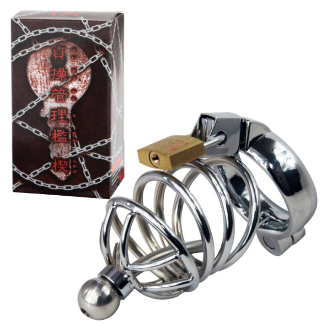 Клетка целомудрия Chastity Control Cage Wedge - TOY69.ru metal anti off cock cage male chastity lock cock ring penis bondage cbt bdsm male chastity cage device adult sex toys for men