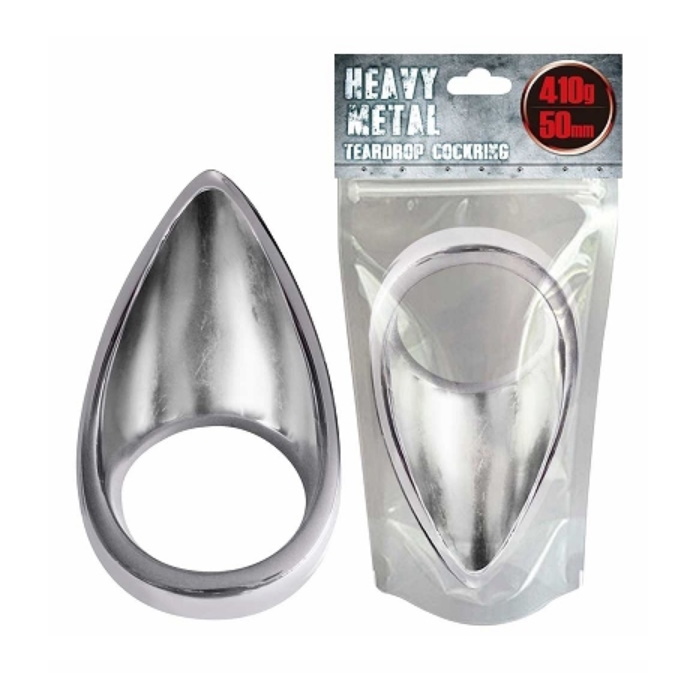 Эрекционное кольцо Metal Teardrop Cock Ring 50 - TOY69.ru эрекционное кольцо foil pack ring