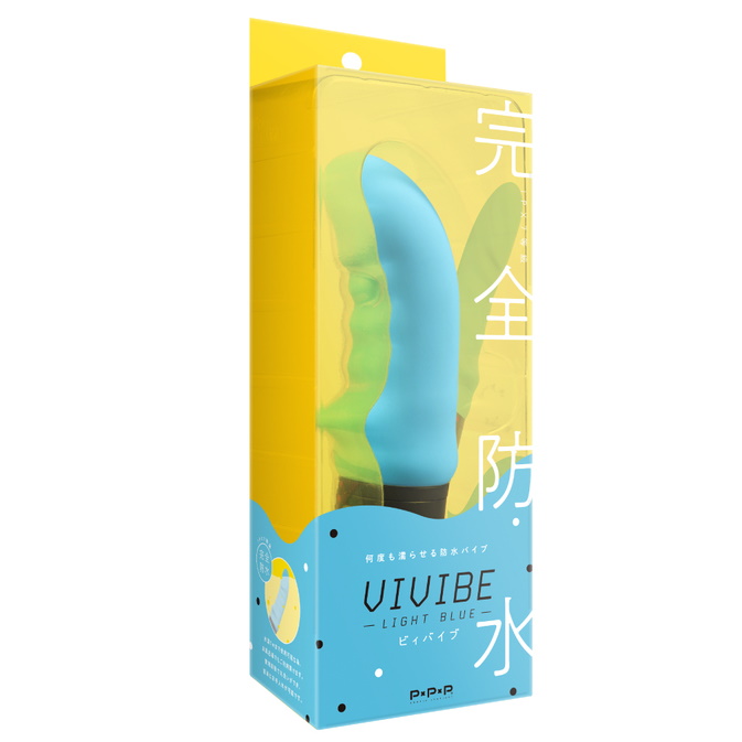 Вибратор вагинальный VIVIBE Light Blue - TOY69.ru зажимы на соски с грузом safe blue clamp weight toy69 ru